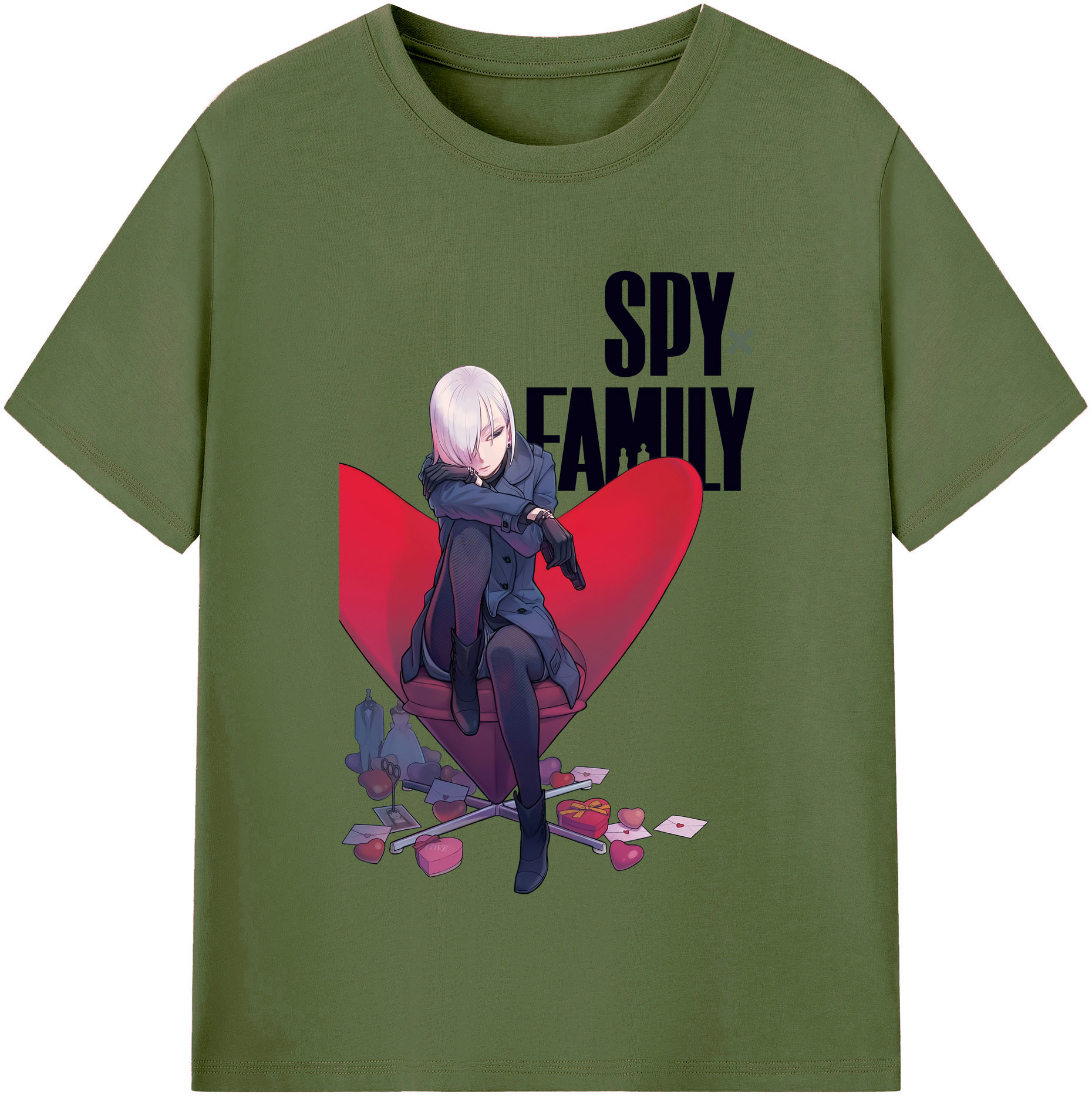 （画像用） SPY×FAMILY间谍家家酒 綿100％半袖Tシャツ（フロントプリント）